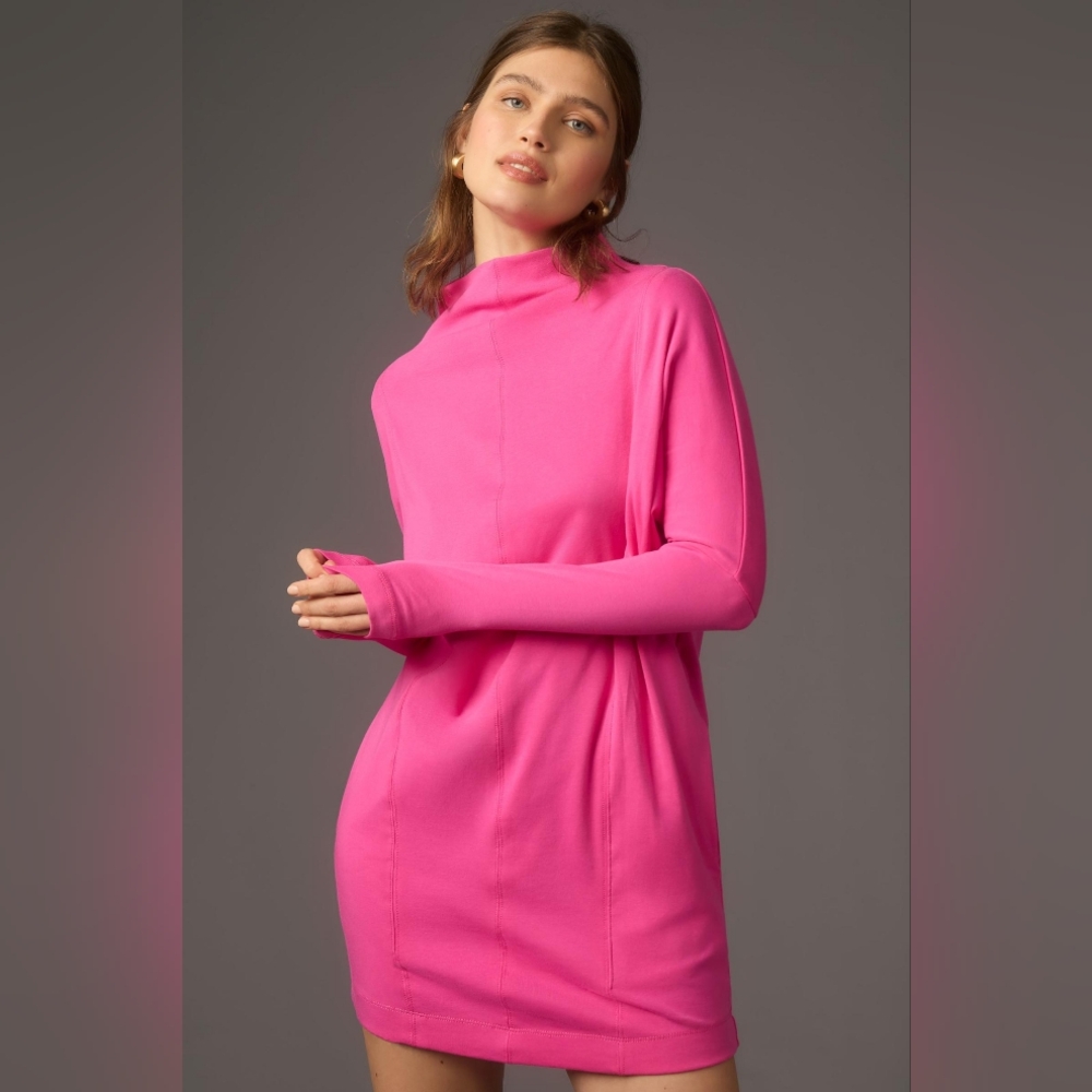 Anthropologie Pink Mini Dress